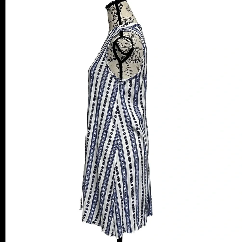 ELAN Aztec Southwest Mini Dress Women’s S | Boho Festival Swing Shift Resort - Picture 4 of 9